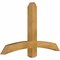 Ekena Millwork Bellingham Rough Sawn Timber Gable Bracket, Western Red Cedar, 48"W x 30"H x 4"D x 4"F, 15/12 Pitch GBW048X30X0404BEL00RWR - alternate 2